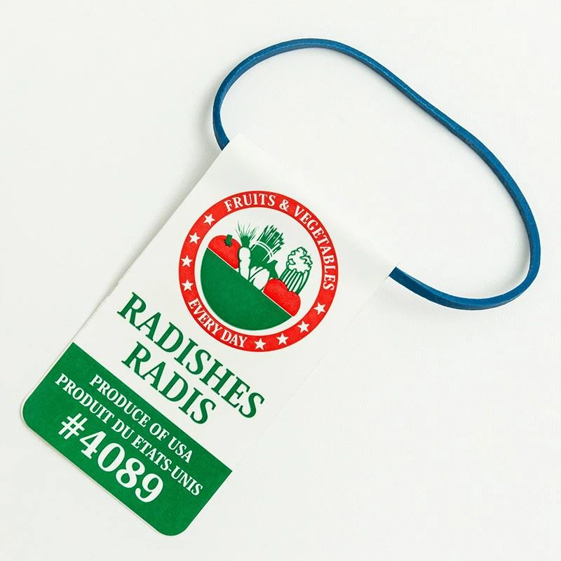 Rubber band Label Rubber band Label