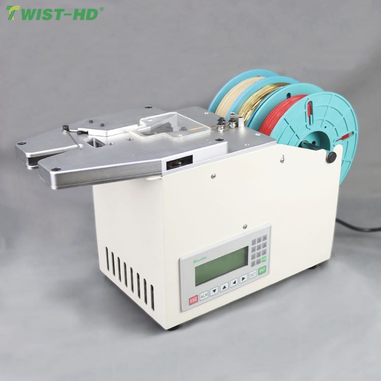 Half-automatic plastic paper twist tie sealing machine for food bags