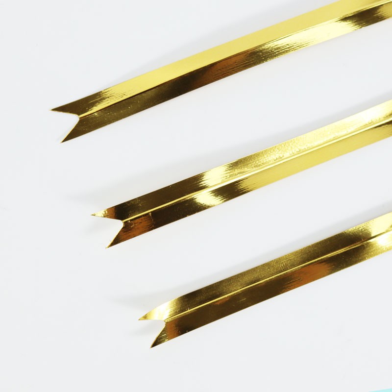 High-Gloss PET Plastic Twist Ties For Bread And Gift Packaging - Model 01 high quality