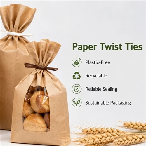 Why More Bakeries Are Switching To Paper Twist Ties For Sustainable Packaging...