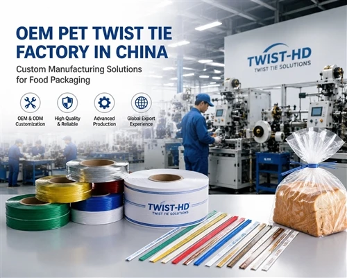 OEM PET Twist Tie Factory in China: Custom Manufacturing Solutions For Food P...
