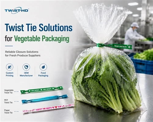 Twist Tie Solutions For Vegetable Packaging: Reliable Closure Options For Fre...