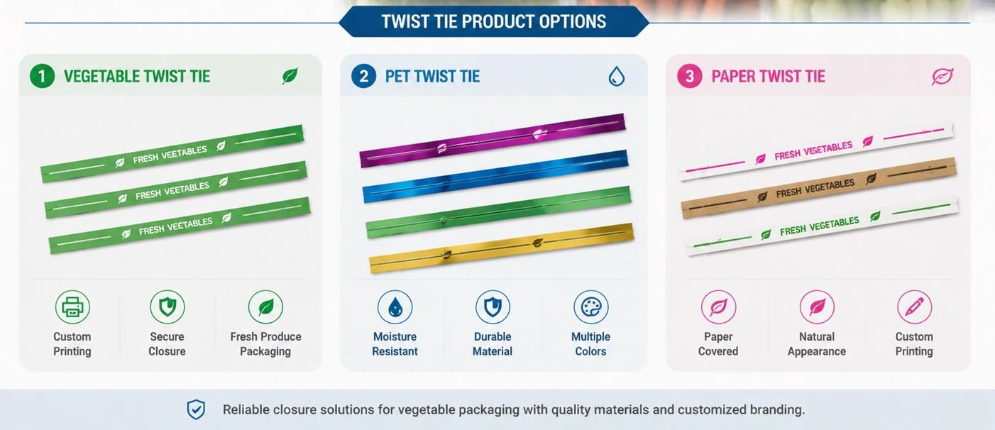 Twist Tie Options Twist Tie Options