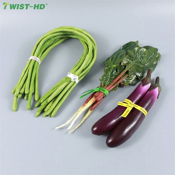 Hot Sale Logo Customized Twist Tie For Vegetable Hot Sale Logo Customized Twist Tie For Vegetable