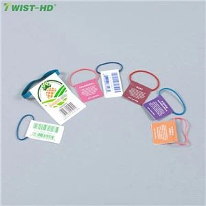 Rubber Band With Label For Vegetable